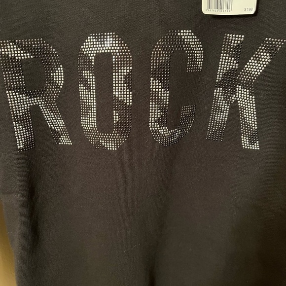 Zadig & Voltaire Camo Black Rock Strass Sweatshirt Sz S NWT - Picture 7 of 8